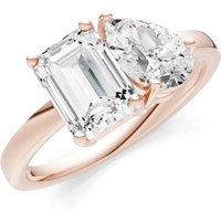 Diamond Gemstone and Cocktail Ring, 1.0 ct in 9ct Rose Gold