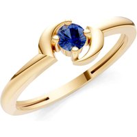 Sapphire Petite Solitaire Orion Ring in 9ct Gold