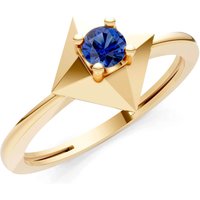Sapphire Tiny Solitaire Ring in 9ct Gold