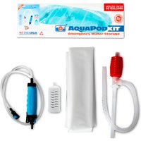 AquaPod Bathtub Bladder Emergency Water Storage System with Filter and Pump