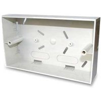 double Gang Plastic Flush Back Box Unit RJ45 Face Plate