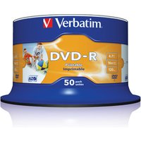 50pcs DVD R x16 speed Media Cakebox Printable