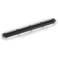 1U 24 Port CAT5e Rackmount Patch Panel