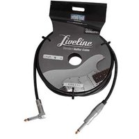 9m Audio Instrument Cable 6.35mm Male Mono Jack to Angled 6.