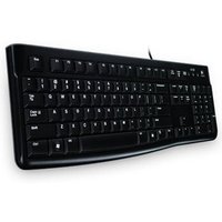 K120 Keyboard Slim Full Keys Spill Resistant USB
