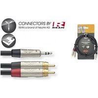 3M Mini Jack to 2x Phono Cable