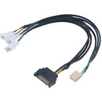 AK CBFA06 30 PWM fan splitter cable 3 fans 1 PWM port powered