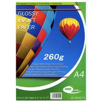 20 pack A4 260gsm Gloss Photo paper