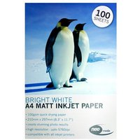 100 pack A4 100gsm Matt Photo paper