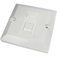 Scan Single Gang Single Port Cat 6 Faceplate