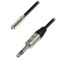 6m REAN Headphone Extension Cable 3.5mm Female Stereo Jack t