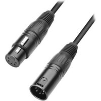 0.5m Lighting DMX Cable 5 pin Female XLR to 5 pin Male XLR