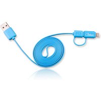 Reversible 120cm Micro USB Lightning Cable