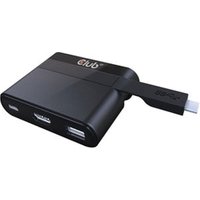 Mini Docking USB Type C to HDMI2.0 + USB 3.0 + USB Type C 60W