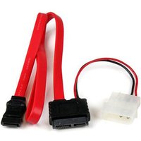 50cm Slimline SATA III w LP4 Power Cable
