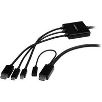 USB C HDMI or Mini DisplayPort to HDMI Converter Cable 2 m