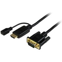 HDMI to VGA Active Adapter 3ft 90cm Cable