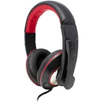 HU728 USB Digital over ear Gaming Headphones Microphone Bla