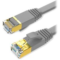 Xclio 2M FLAT RJ45 CAT7 Ethernet Network Shielded TANGLE FREE RJ45 Cab