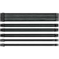 TtMod 30cm Black Grey Sleeved Cable Management Kit