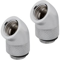 Hydro X XF Chrome Brass G1 4" 45° Rotary Adapter Fitting Twi