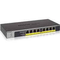 8 Port PoE PoE+ Gigabit Unmanaged Desktop Wall Mount Switch 60