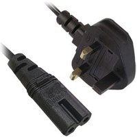 Figure 8 to UK Mains Lead 1.5m Power Cable