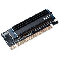 M.2 SSD to PCIe Adapter Card + Heatsink Cooler