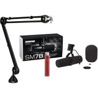 Shure SM7B Dynamic Microphone DM1 Preamp PSA1 Boom Arm