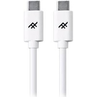 iFrogz UniqueSync USB C to C Charge & Sync Cable Fast 3.0A USB2.0 Whit