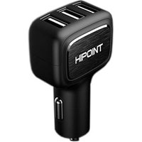Fast Car USB Charger 3 Ports UAB 4.8A Total Fast Charging
