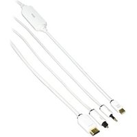 Mini DisplayPort Plug & 3.5 Optical + HDMI Plug Cables Set