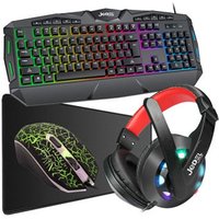 Elite 4 1 RGB Gaming Kit Keyboard Mouse Pad & Headset