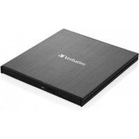 External Slim x8 CD DVD MDISC Writer USB Type C Bkack PC MA