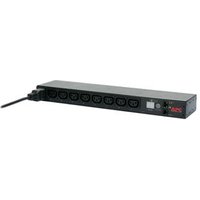 8 Socket 1U Switched Rack PDU C13 Sockets 2.5M Cable