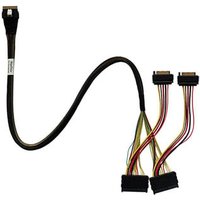 Slim SAS SFF 8654 to 2x SFF 8639 NVMe Cable SSD7580