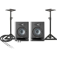 Alpha 65 Evo 6.5" Studio Monitors Adam Hall Stands & Leads