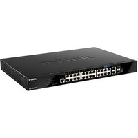 D DGS 1520 28MP 28 Port Layer 3 Stackable Smart Managed PoE Switc