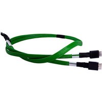 1m SlimSAS to Two x4 SFF 8612 Cable