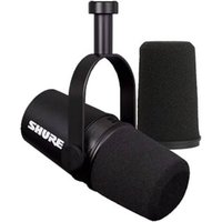 Shure MV7X Dynamic Broadcast Microphone & RK345 Windshield