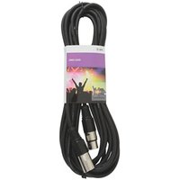 DMX Llighting lead 3 pin XLR plug to 3 pin XLR socket 6.0m