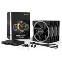 quiet Light Wings 120mm ARGB PWM Triple Pack Case Fans