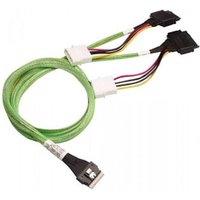 1m x8 SFF 8654 to 2x U.2 SFF 8639 SAS Cable