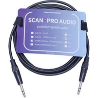 6.35mm Stereo Jack to 6.35mm Stereo Jack Lead 3m