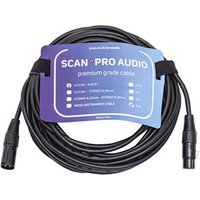 XLR F to XLR M cable 9m