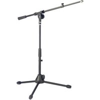 MIS 2004BK Low Profile Microphone Stand Telescopic Boom