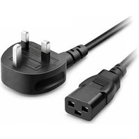 1.5m Square Kettle Lead IEC C19 UK Power Cable
