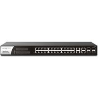 VigorSwitch P1282 28 Port PoE+ Gigabit Switch