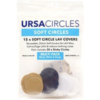 Soft Circles 5x White 5x Black 5x Beige & 30 Stickies