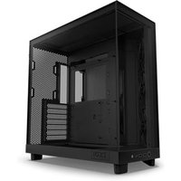 Scan Computers NZXT H6 Flow Black Compact DualChamber Tempered Glass PC Case